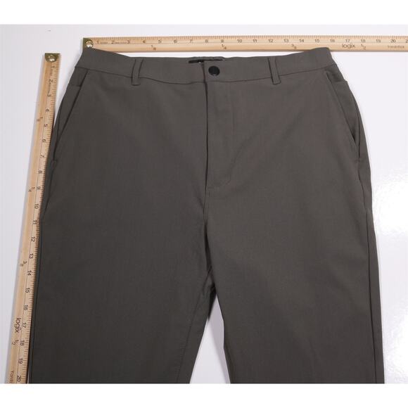 Cuts Clothing Mens AO Joggers Light Olive Flat Front Pants Large - Picture 4 of 7